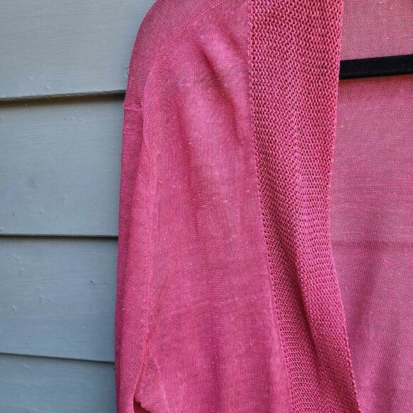 Eileen Fisher Rust  Linen Blend Cardigan Sweater size XL - Picture 12 of 16